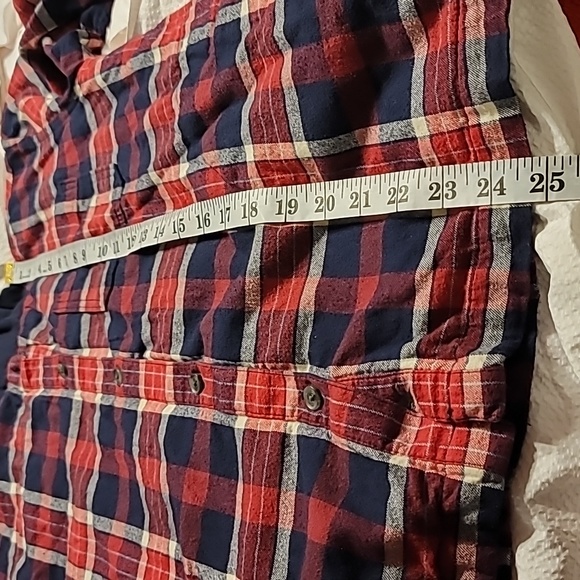 EDDIE BAUER 100% COTTON LINED BUTTON UP HOODIE JACKET SHIRT 3 POCKETS WO… - Picture 12 of 13
